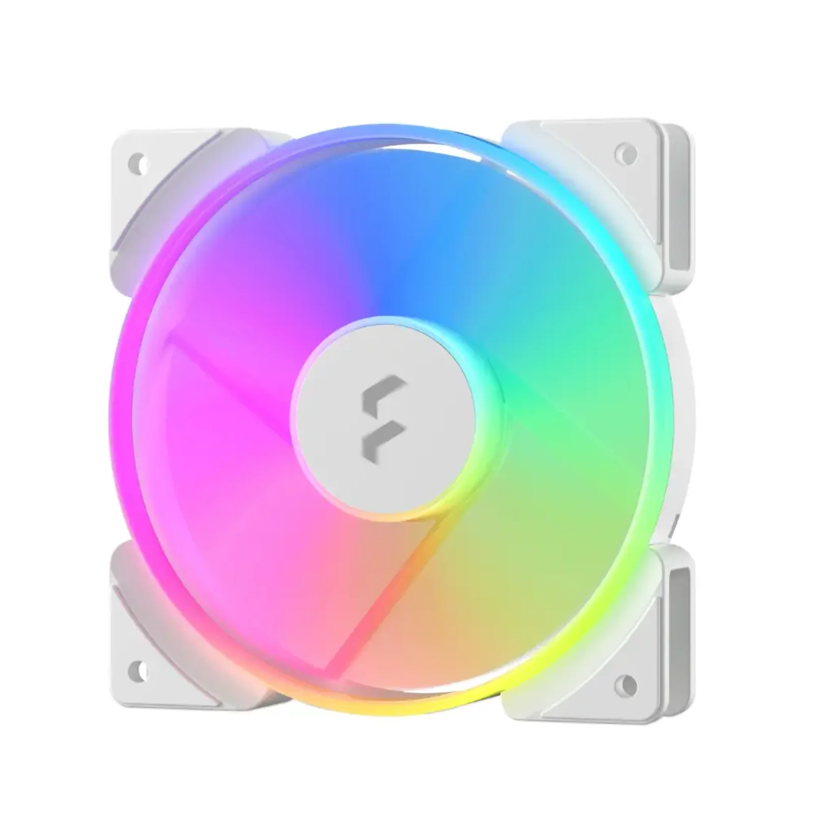 Вентилятор для корпуса FRACTAL DESIGN 120 мм, білий, ARGB PWM Prisma AL-12 PWM White (FD-FAN-PRI-AL12-PWM-WT) UA