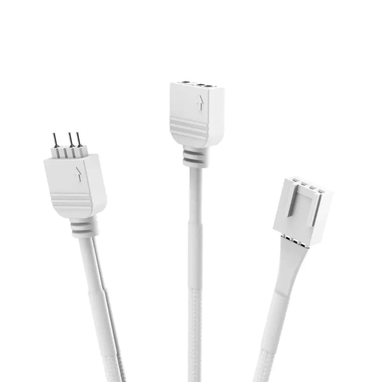 Вентилятор для корпуса FRACTAL DESIGN 120 мм, білий, ARGB PWM Prisma AL-12 PWM White (FD-FAN-PRI-AL12-PWM-WT) UA