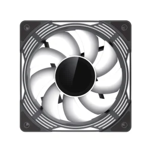 Кулер для корпусу GAMEMAX 120 мм, 4pin(M/F)/3pin(M/F), ARGB, PWM, чорна рамка FN12A-C8I FN12A-C8I UA