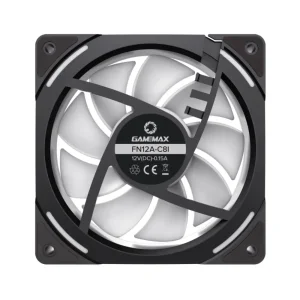 Кулер для корпусу GAMEMAX 120 мм, 4pin(M/F)/3pin(M/F), ARGB, PWM, чорна рамка FN12A-C8I FN12A-C8I UA