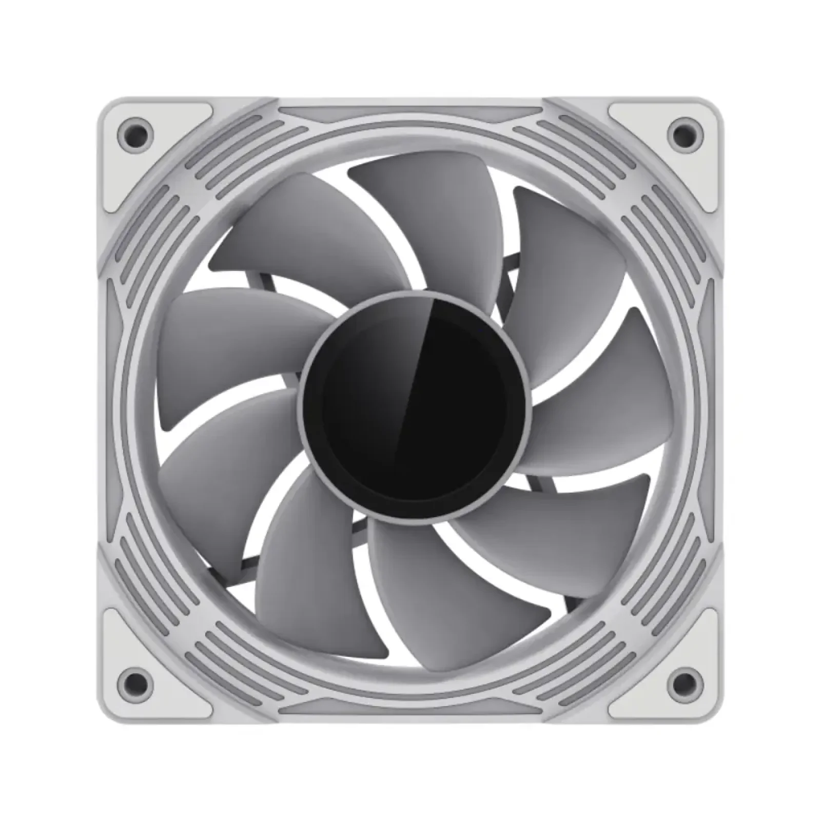 Кулер для корпусу GAMEMAX 120 мм, 4pin(M/F)/3pin(M/F), ARGB, PWM, білий, реверсивний FN12A-C8I-RW FN12A-C8I-RW UA