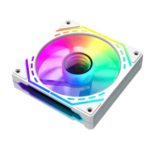 Кулер для корпусу GAMEMAX 120 мм, 4pin(M/F)/3pin(M/F), ARGB, PWM, білий, реверсивний FN12A-S2I-RW (FN12A-S2I-RW ) UA