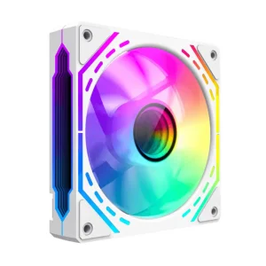 Кулер для корпусу GAMEMAX 120 мм, 4pin(M/F)/3pin(M/F), ARGB, PWM, білий FN12A-S2I-W FN12A-S2I-W UA