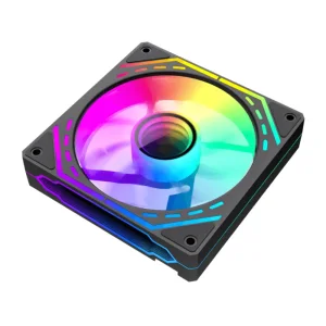 Кулер для корпусу GAMEMAX 120 мм, 4pin(M/F)/3pin(M/F), ARGB, PWM, чорна рамка FN12A-S2I (FN12A-S2I ) UA