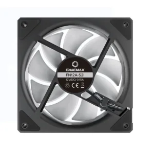 Кулер для корпусу GAMEMAX 120 мм, 4pin(M/F)/3pin(M/F), ARGB, PWM, чорна рамка FN12A-S2I (FN12A-S2I ) UA