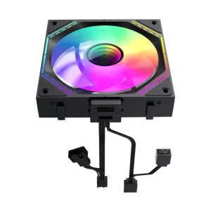 Кулер для корпусу GAMEMAX КІТ 3х120мм,4pin(M/F)/3pin(M/F) , ARGB, PWM, чорна рамка FN12A-S3I (FN12A-S3I ) UA