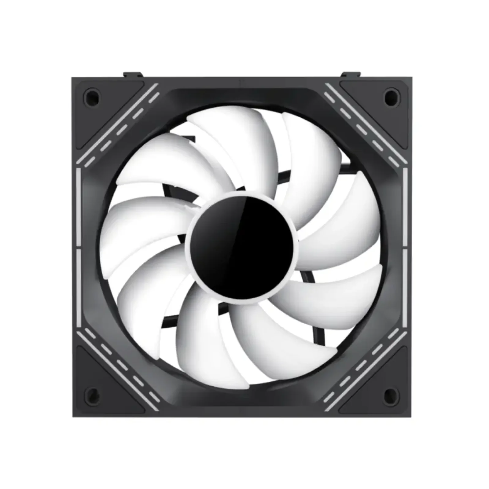 Кулер для корпусу GAMEMAX КІТ 3х120мм,4pin(M/F)/3pin(M/F) , ARGB, PWM, чорна рамка FN12A-S3I (FN12A-S3I ) UA