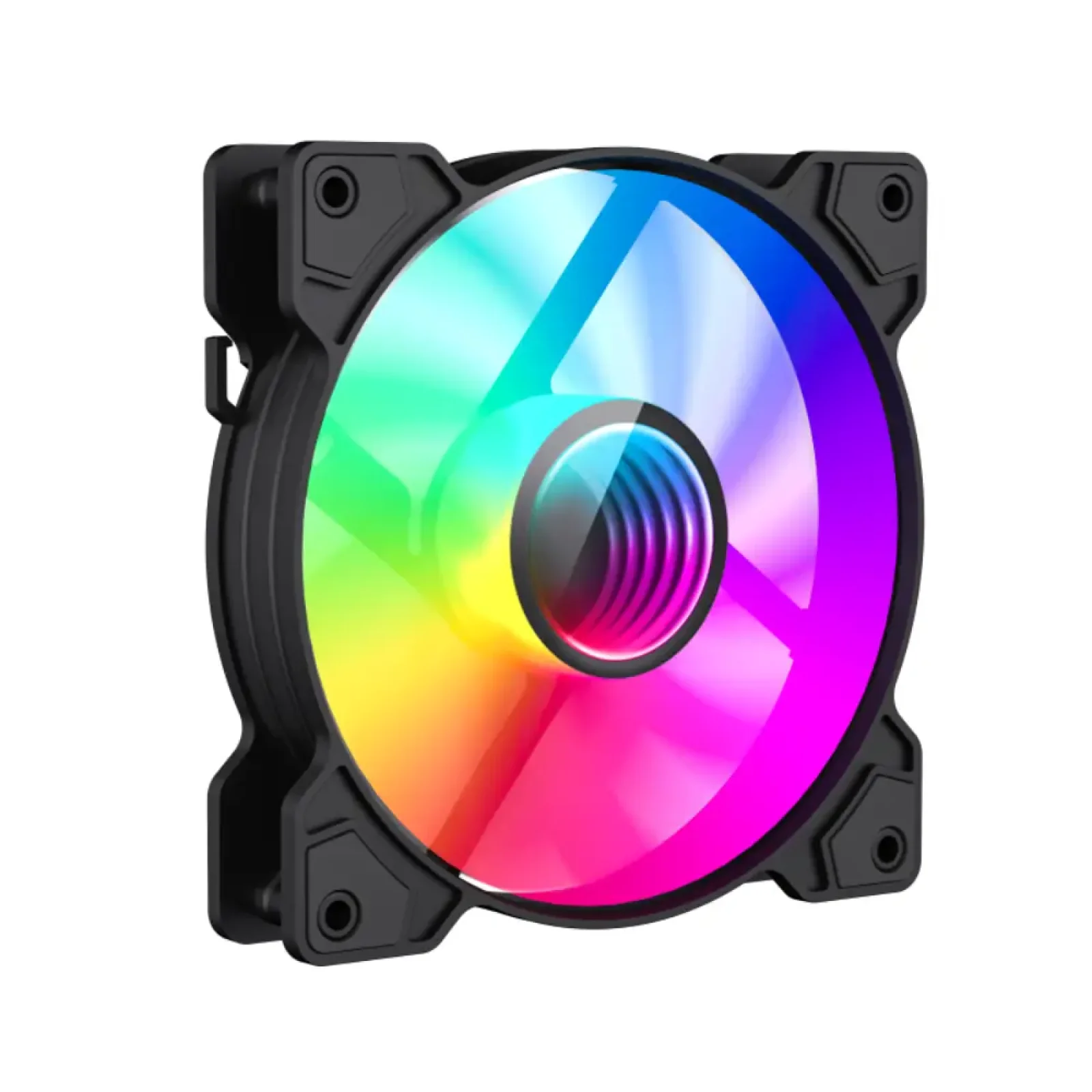 Кулер для корпусу GAMEMAX 120 мм, 3pin(F),SM2.5-4PIN(M) SATA, 2PIN LED, ARGB HUB, чорна рамка FN12A-M6I FN12A-M6I UA