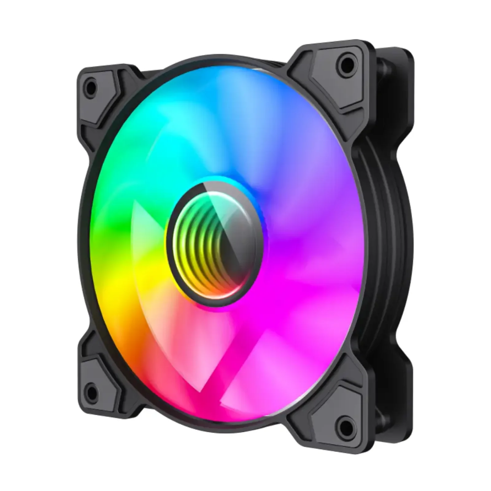 Кулер для корпусу GAMEMAX 120 мм, 3pin(F),SM2.5-4PIN(M) SATA, 2PIN LED, ARGB HUB, чорна рамка FN12A-M6I FN12A-M6I UA