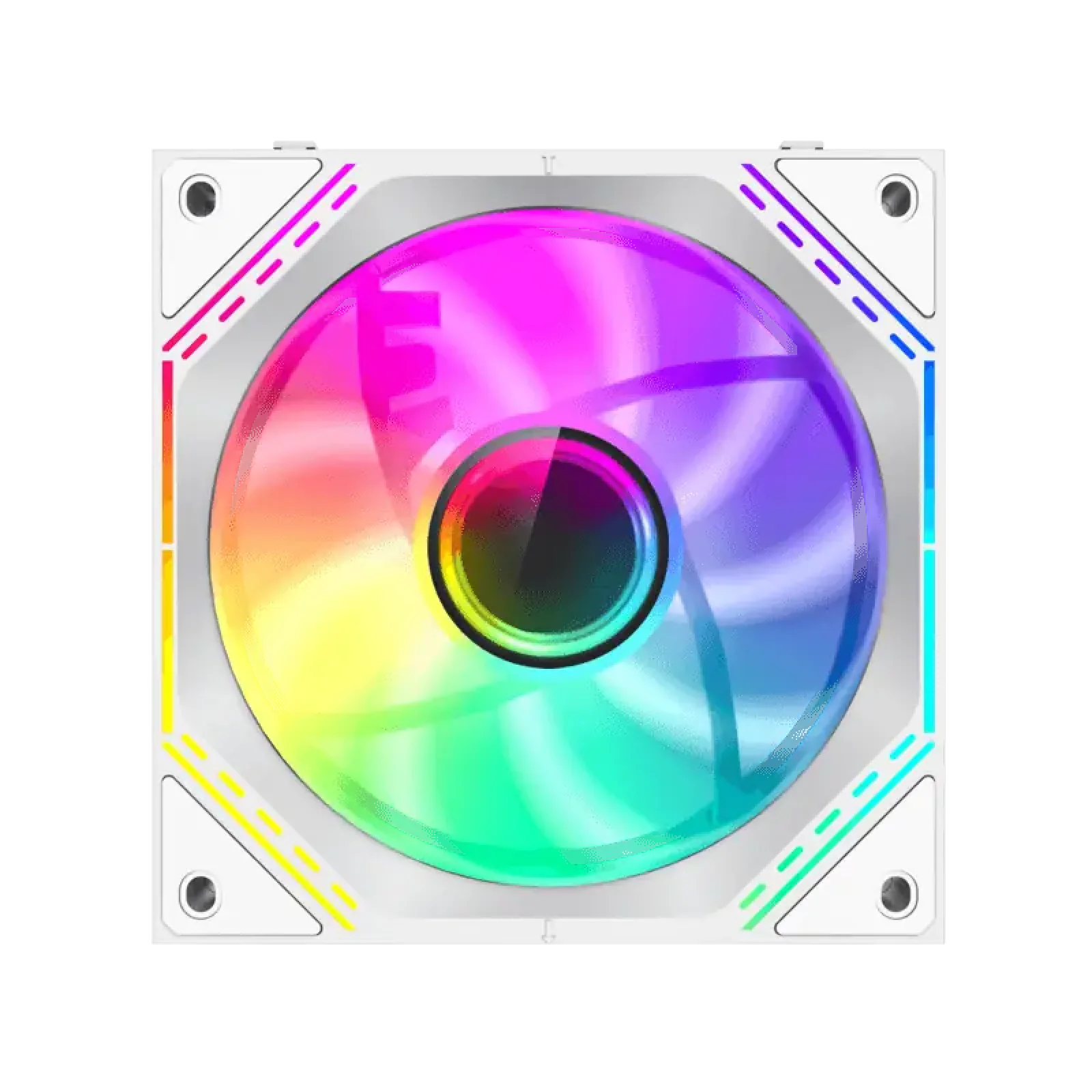 Кулер для корпусу GAMEMAX КІТ 3х120мм,4pin(M/F)/3pin(M/F) , ARGB, PWM, білий, FN12A-S3I-W UA