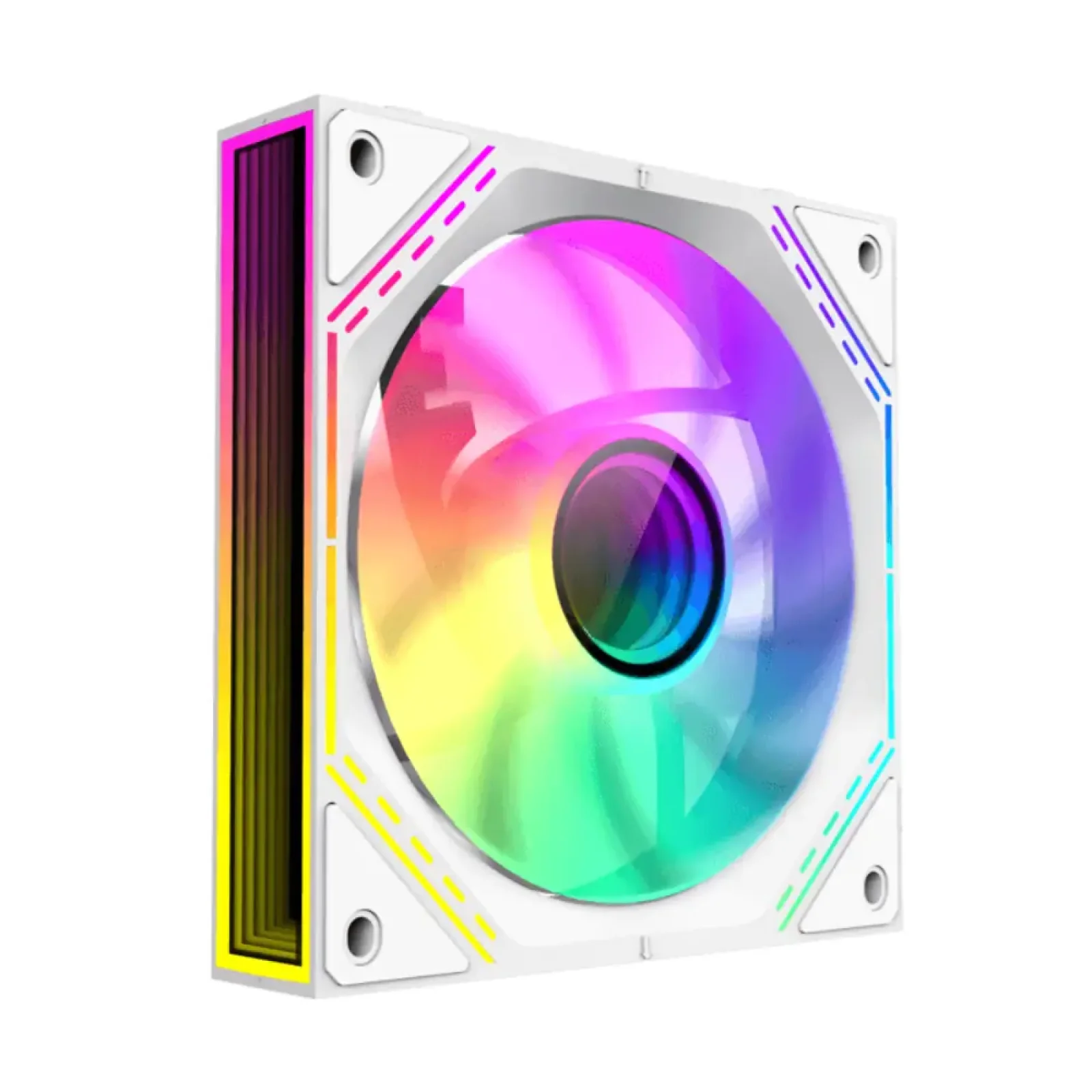 Кулер для корпусу GAMEMAX КІТ 3х120мм,4pin(M/F)/3pin(M/F) , ARGB, PWM, білий, FN12A-S3I-W UA