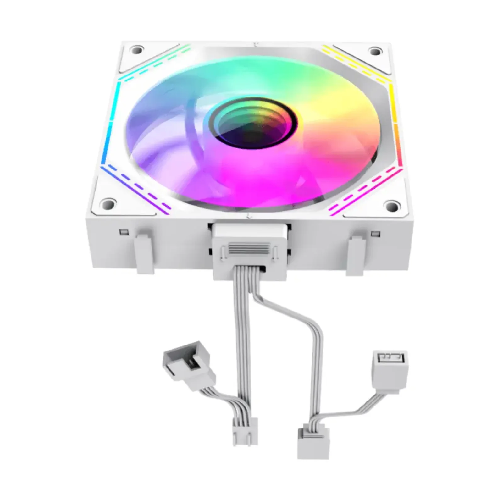 Кулер для корпусу GAMEMAX КІТ 3х120мм,4pin(M/F)/3pin(M/F) , ARGB, PWM, білий, FN12A-S3I-W UA