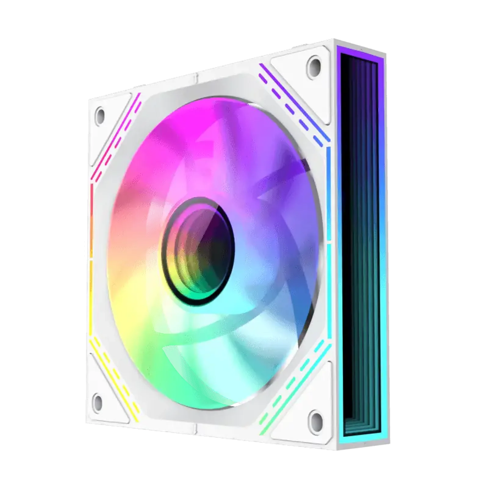 Кулер для корпусу GAMEMAX КІТ 3х120мм,4pin(M/F)/3pin(M/F) , ARGB, PWM, білий, FN12A-S3I-W UA