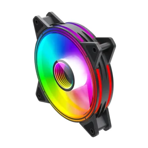 Кулер для корпусу GAMEMAX 120 мм, 3pin(M/F)/3+4pin Molex ARGB, чорна рамка FN-12Rainbow-Q-Infinity (FN-12Rainbow-Q-Infinity ) UA