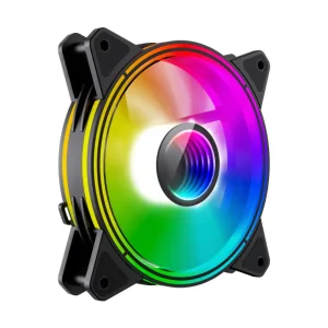 Кулер для корпусу GAMEMAX 120 мм, 3pin(M/F)/3+4pin Molex ARGB, чорна рамка FN-12Rainbow-Q-Infinity (FN-12Rainbow-Q-Infinity ) UA