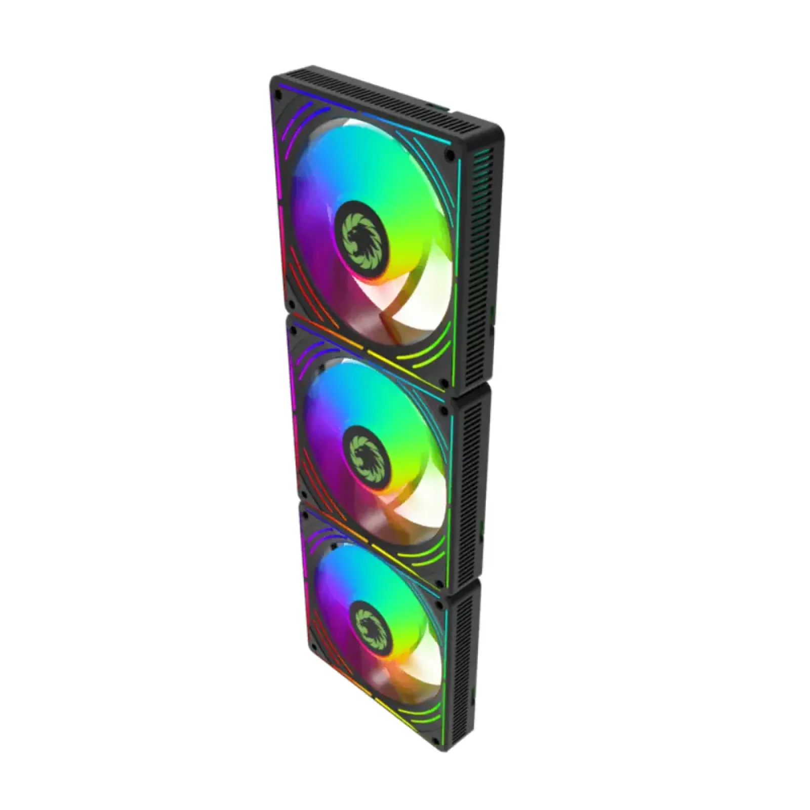 Кулер для корпусу GAMEMAX 120мм КІТ 3*120мм mm Black frame ARGB Fan 3 in 1 Kit RA300 BK UA