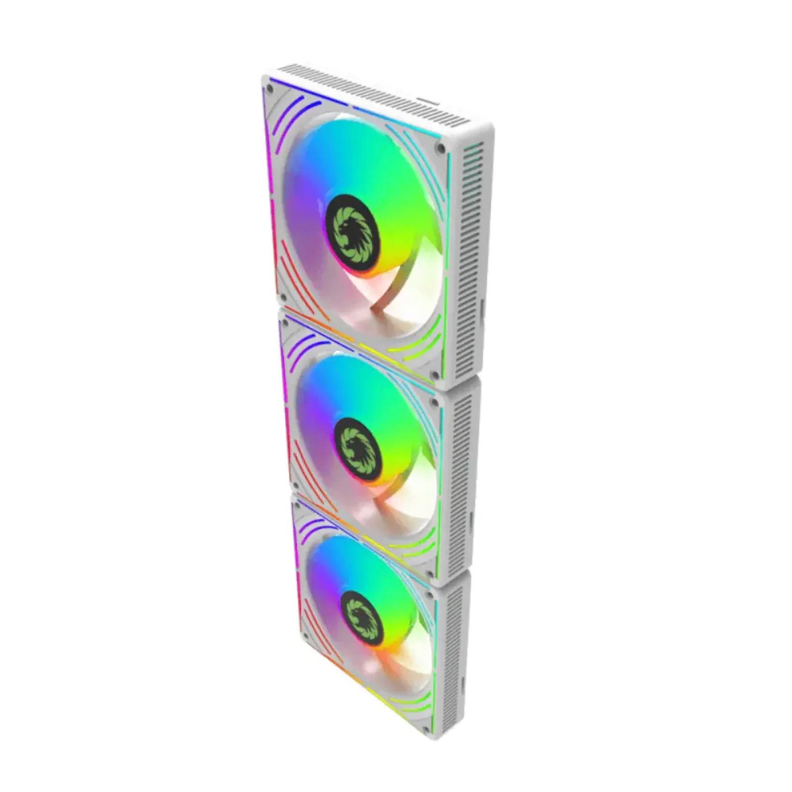 Кулер для корпусу GAMEMAX 120мм КІТ 3*120мм mm White frame ARGB Fan 3 in 1 Kit RA300 WH UA