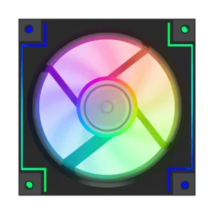 Кулер для корпусу GAMEMAX 120мм КІТ 3*120мм mm Black frame ARGB Fan 3 in 1 Kit RD300 BK UA