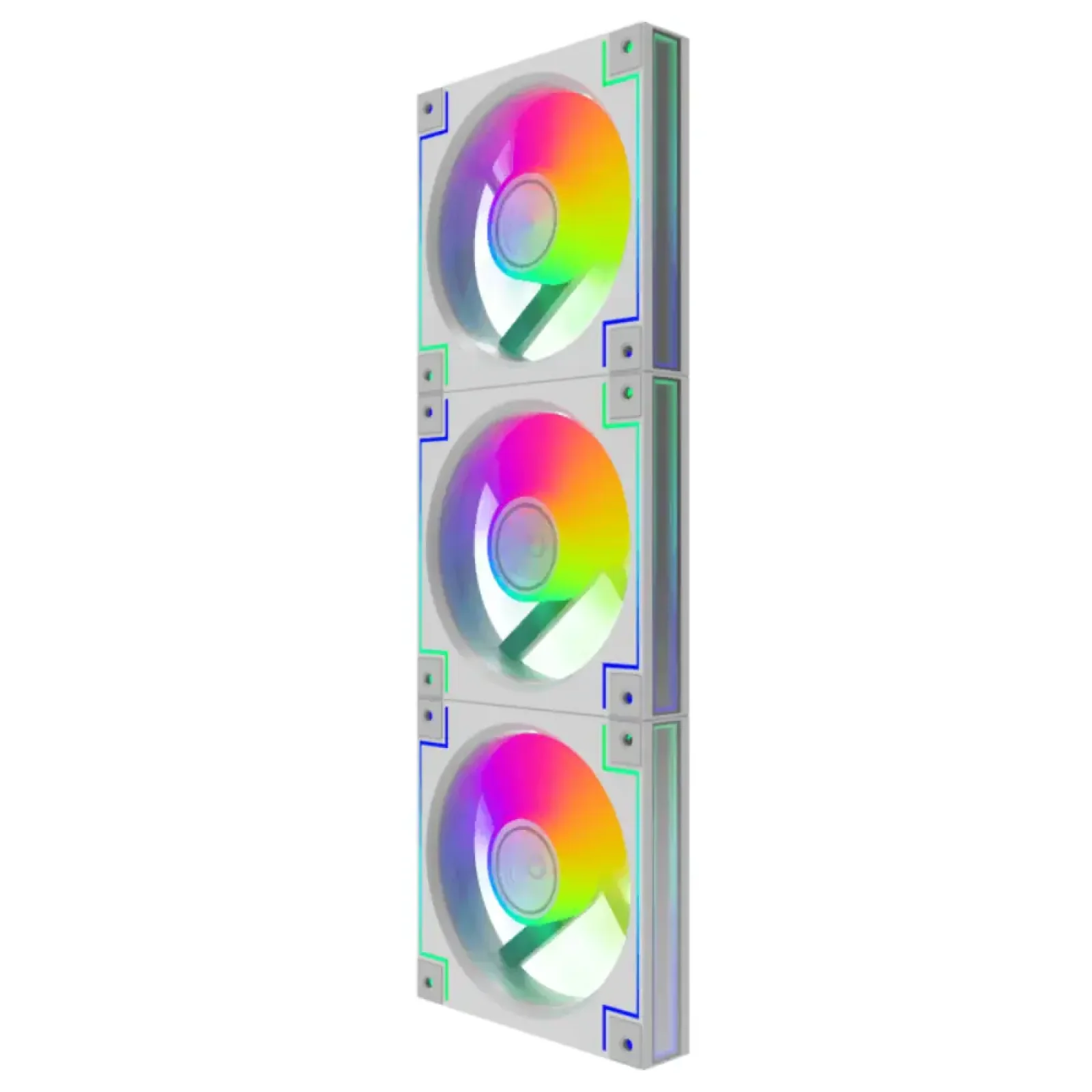 Кулер для корпусу GAMEMAX 120мм КІТ 3*120мм mm Black frame ARGB Fan 3 in 1 Kit RD300 WH UA