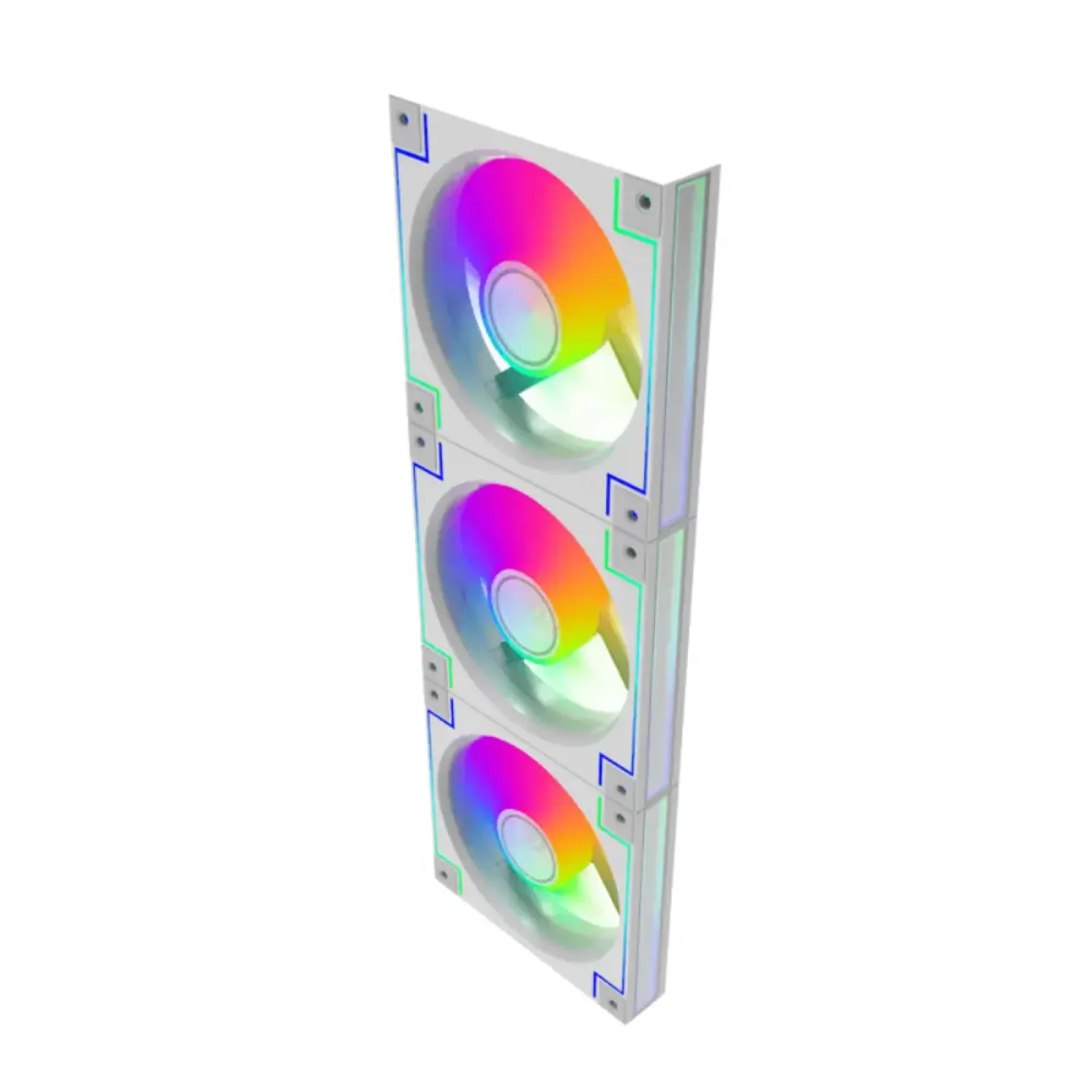 Кулер для корпусу GAMEMAX 120мм КІТ 3*120мм mm Black frame ARGB Fan 3 in 1 Kit RD300 WH UA