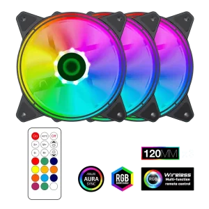 Кулер для корпусу GAMEMAX 120мм КІТ 3*120мм oling kit RQ 300 UA