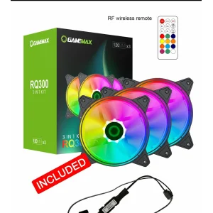 Кулер для корпусу GAMEMAX 120мм КІТ 3*120мм oling kit RQ 300 UA
