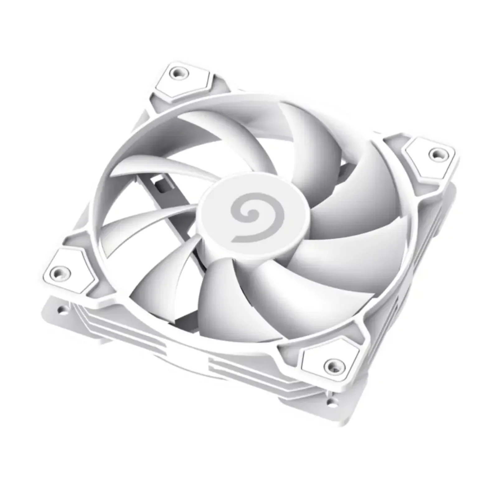 Кулер для корпусу GAMEMAX 120 мм, 4pin(M/F), 800~1600 rpm, MAX-30dB, PWM, білий, GMX-WFWT-PWM UA