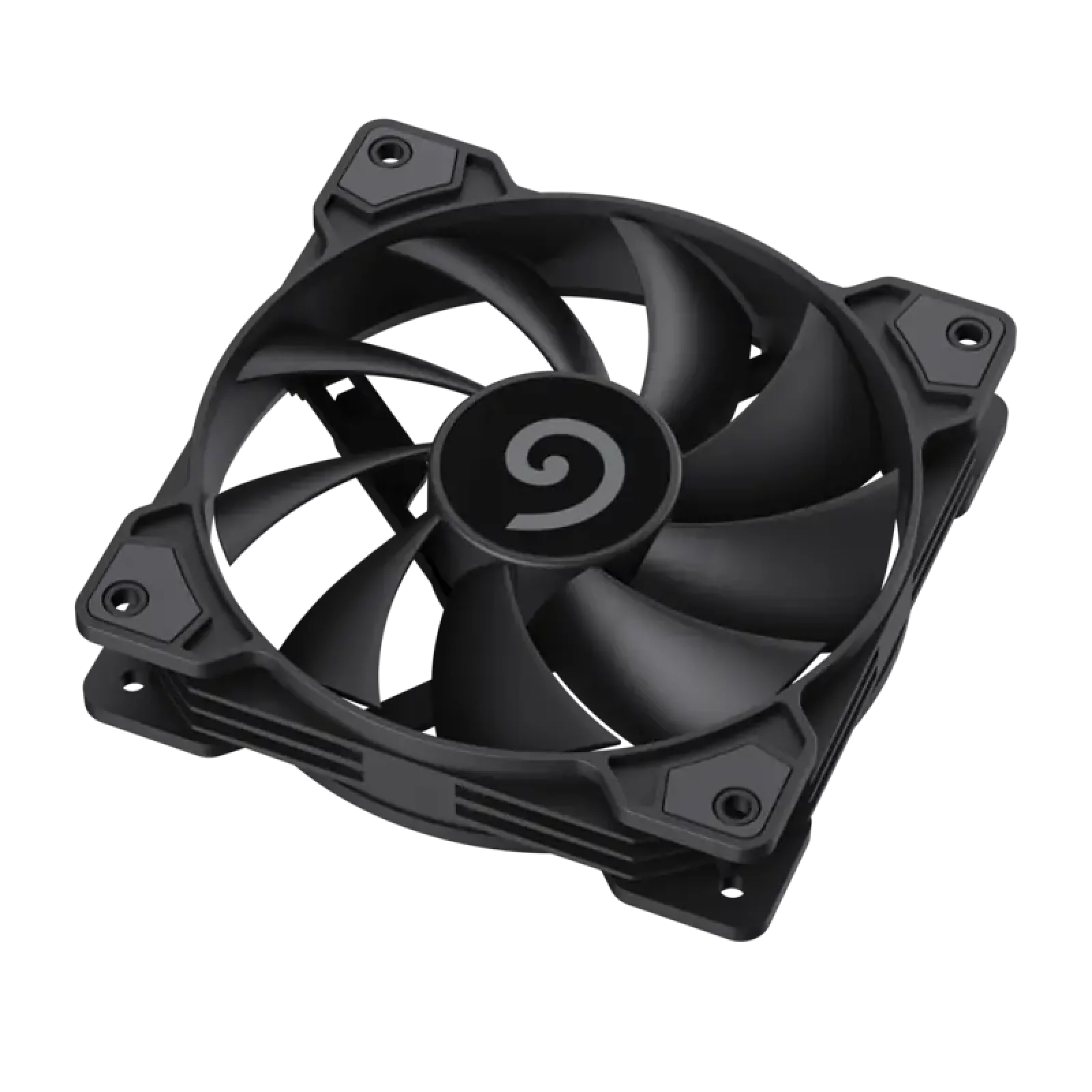 Кулер для корпуса GAMEMAX 120 мм, 4pin(M/F), 800~1600 rpm, MAX-30dB, PWM, чорний GMX-WFBK-PWM UA