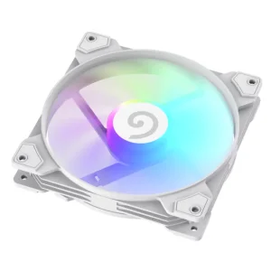 Кулер для корпусу GAMEMAX 140 мм, 4pin(M/F)/3pin(M/F), ARGB, PWM, білий FN14A-S5-W UA