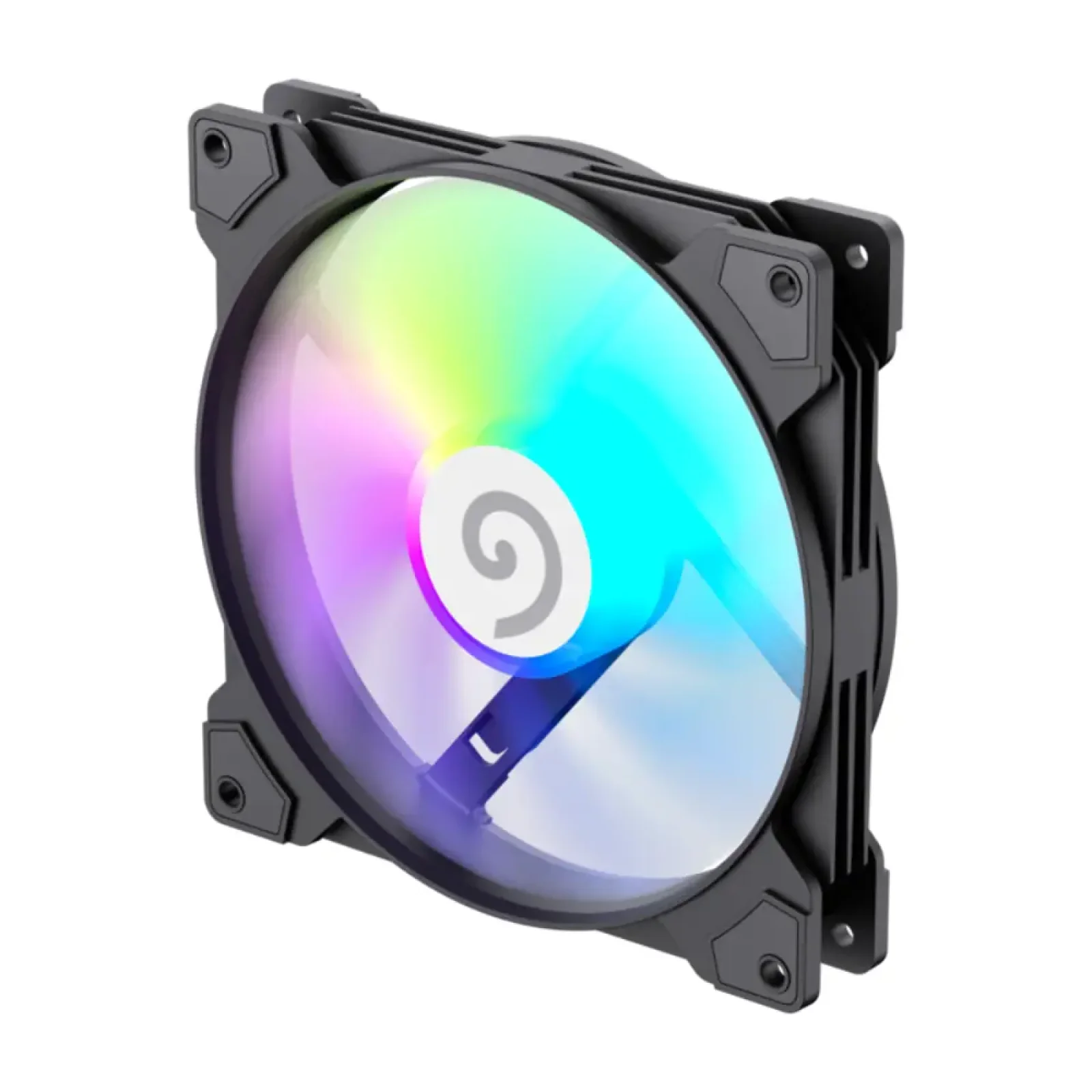 Кулер для корпусу GAMEMAX 140 мм, 4pin(M/F)/3pin(M/F), ARGB, PWM, чорна рамка FN14A-S5 UA