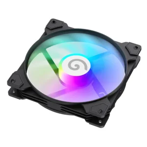 Кулер для корпусу GAMEMAX 140 мм, 4pin(M/F)/3pin(M/F), ARGB, PWM, чорна рамка FN14A-S5 UA