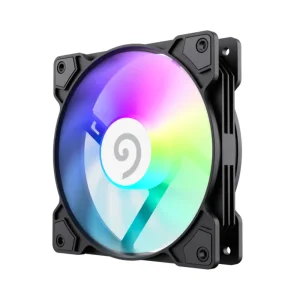 Кулер для корпусу GAMEMAX 120 мм, 4pin(M/F)/3pin(M/F), ARGB, PWM, чорна рамка FN12A-S5 UA