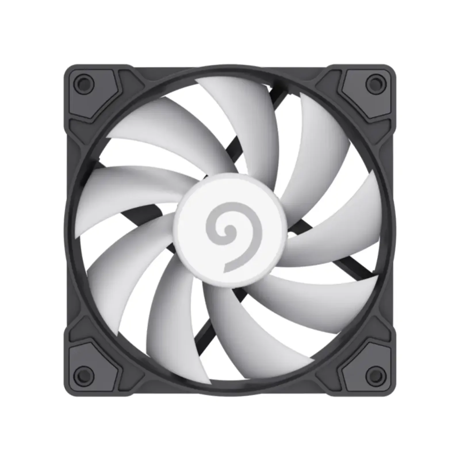 Кулер для корпусу GAMEMAX 120 мм, 4pin(M/F)/3pin(M/F), ARGB, PWM, чорна рамка FN12A-S5 UA