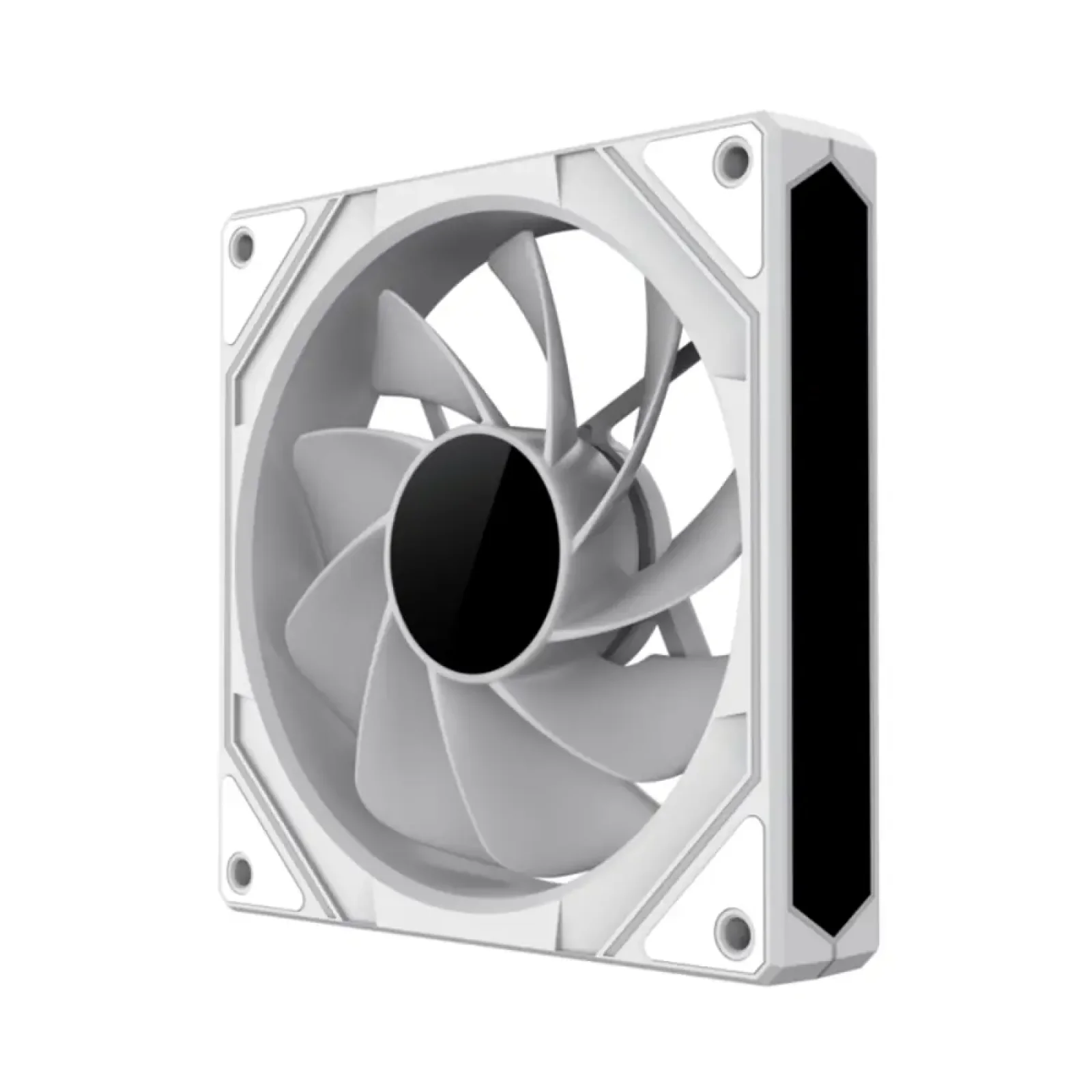 Кулер для корпусу GAMEMAX 120 мм, 4pin(M/F)/3pin(M/F), ARGB, PWM, білий, реверсивний FN12A-S8I-RW UA