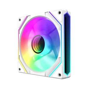 Кулер для корпусу GAMEMAX 120 мм, 4pin(M/F)/3pin(M/F), ARGB, PWM, білий FN12A-S8I-W UA