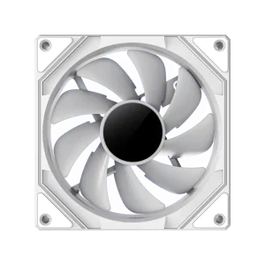 Кулер для корпусу GAMEMAX 120 мм, 4pin(M/F)/3pin(M/F), ARGB, PWM, білий FN12A-S8I-W UA