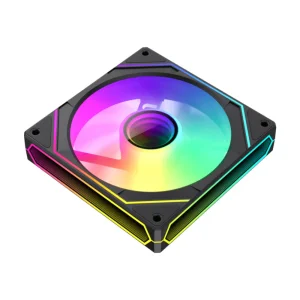 Кулер для корпуса GAMEMAX 120 мм, 4pin(M/F)/3pin(M/F), ARGB, PWM, чорна рамка FN12A-S8I UA