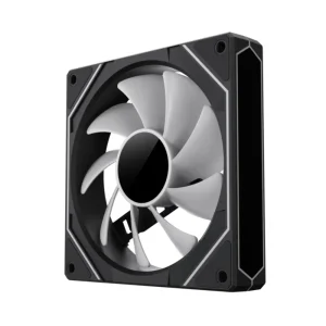 Кулер для корпуса GAMEMAX 120 мм, 4pin(M/F)/3pin(M/F), ARGB, PWM, чорна рамка FN12A-S8I UA