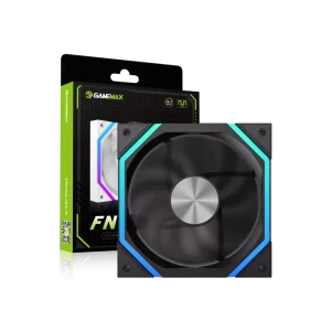 Кулер для корпусу GAMEMAX 120 мм, 4pin(M/F)/3pin(M/F), ARGB, PWM, чорний FN12A-N2 UA