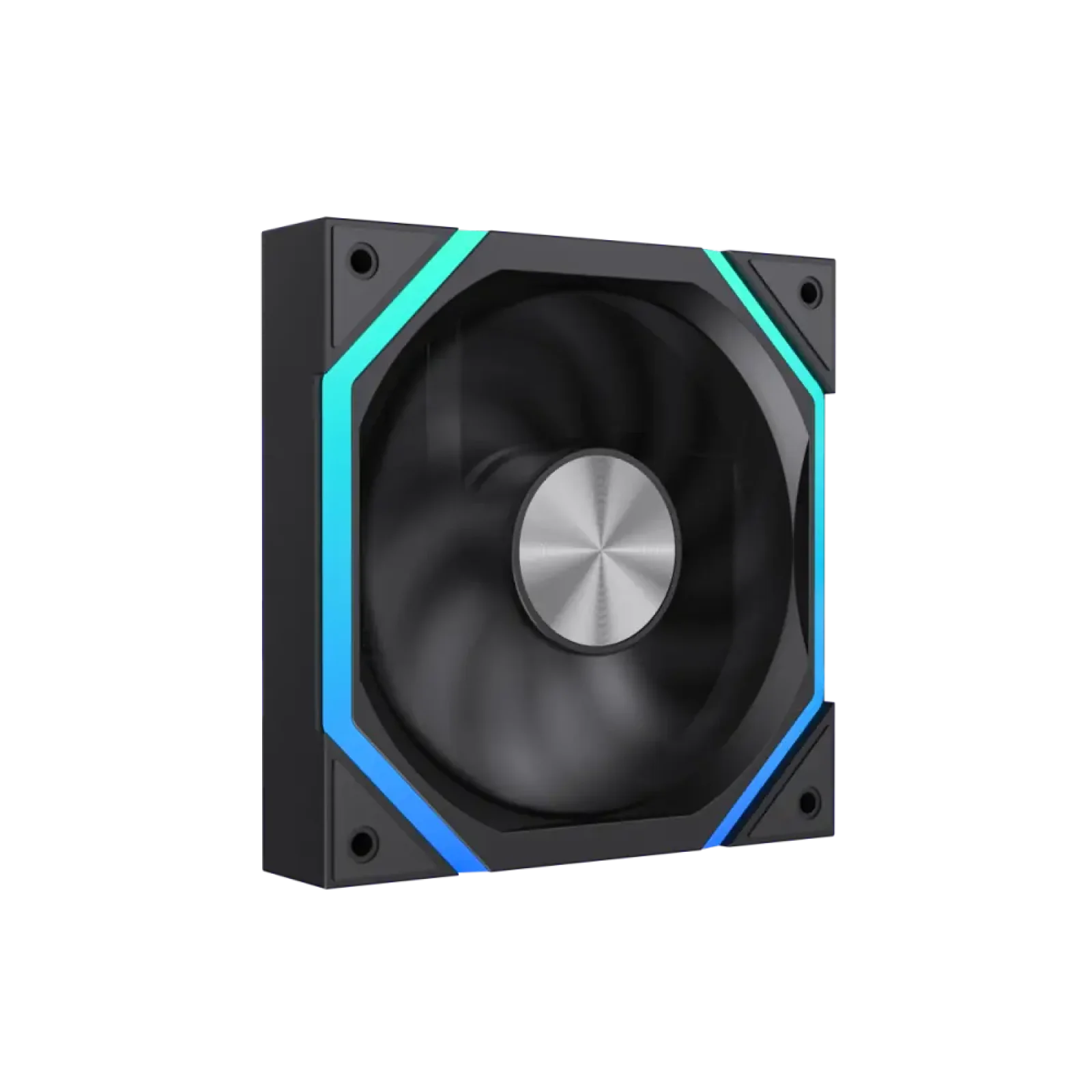 Кулер для корпусу GAMEMAX 120 мм, 4pin(M/F)/3pin(M/F), ARGB, PWM, чорний FN12A-N2 UA