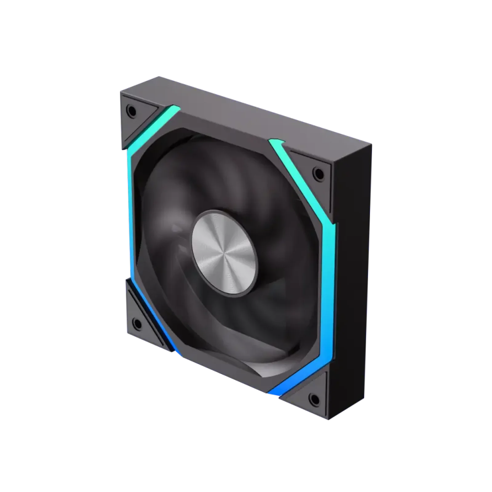 Кулер для корпусу GAMEMAX 120 мм, 4pin(M/F)/3pin(M/F), ARGB, PWM, чорний FN12A-N2 UA