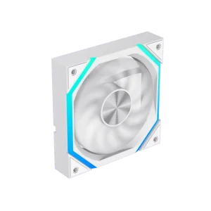 Кулер для корпусу GAMEMAX 120 мм, 4pin(M/F)/3pin(M/F), ARGB, PWM, білий, реверсивний FN12A-N2-RW UA