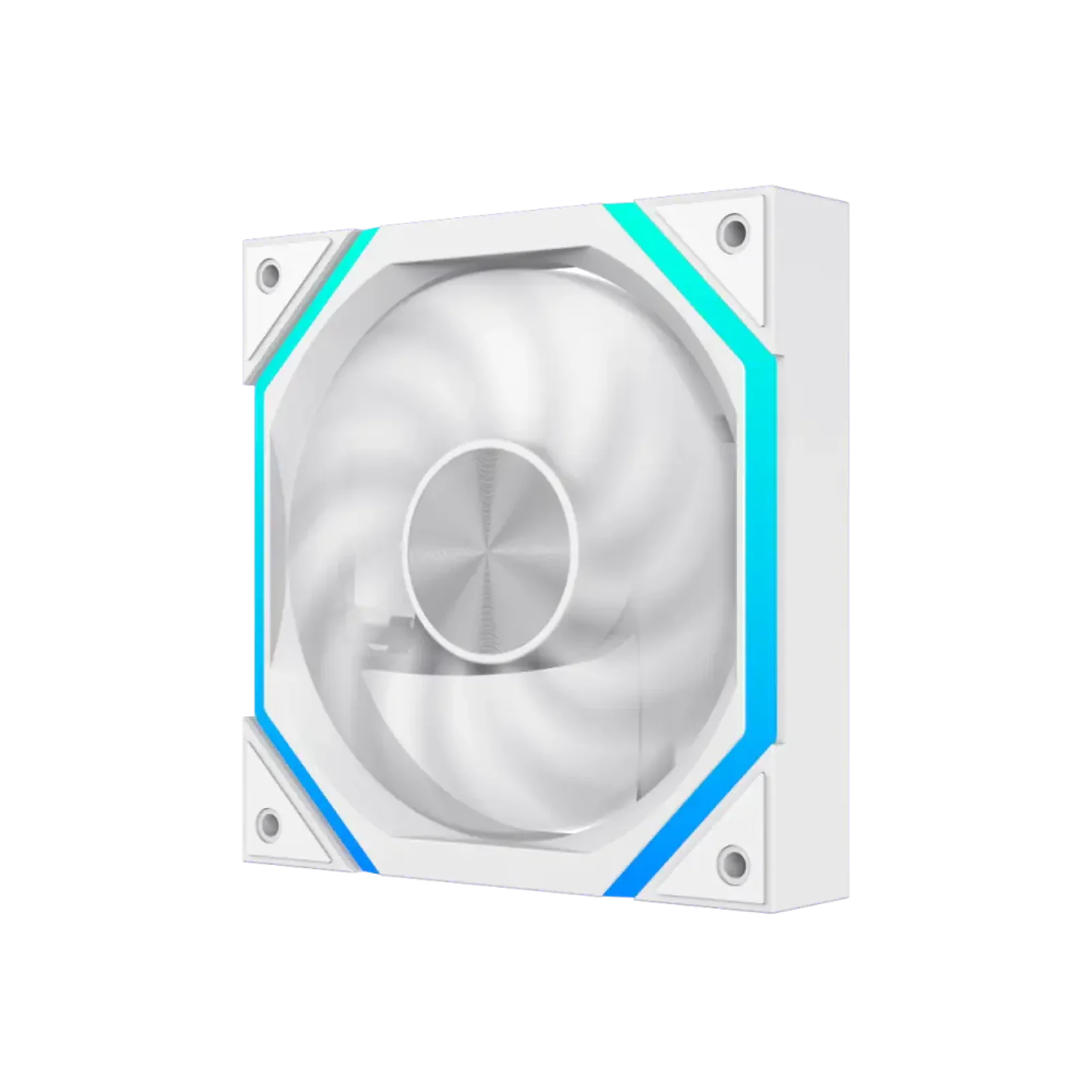 Кулер для корпуса GAMEMAX 120 мм, 4pin(M/F)/3pin(M/F), ARGB, PWM, білий FN12A-N2-W UA