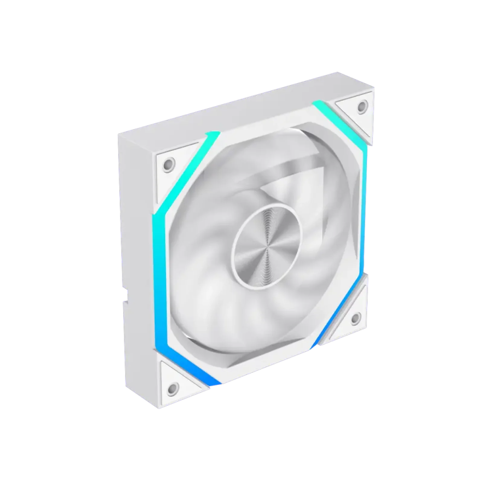 Кулер для корпуса GAMEMAX 120 мм, 4pin(M/F)/3pin(M/F), ARGB, PWM, білий FN12A-N2-W UA