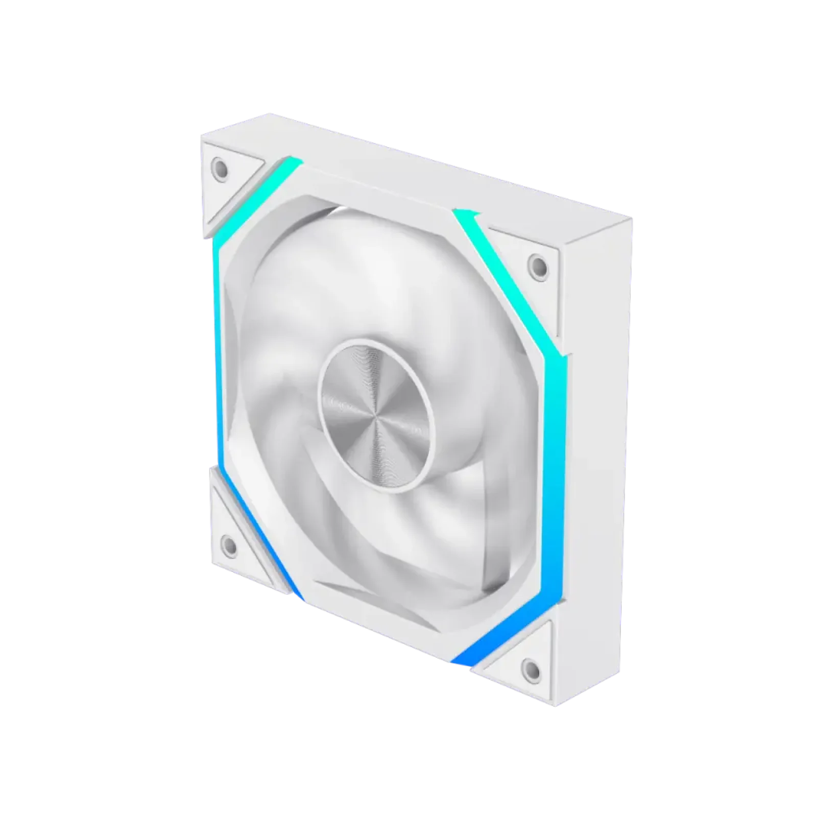 Кулер для корпуса GAMEMAX 120 мм, 4pin(M/F)/3pin(M/F), ARGB, PWM, білий FN12A-N2-W UA