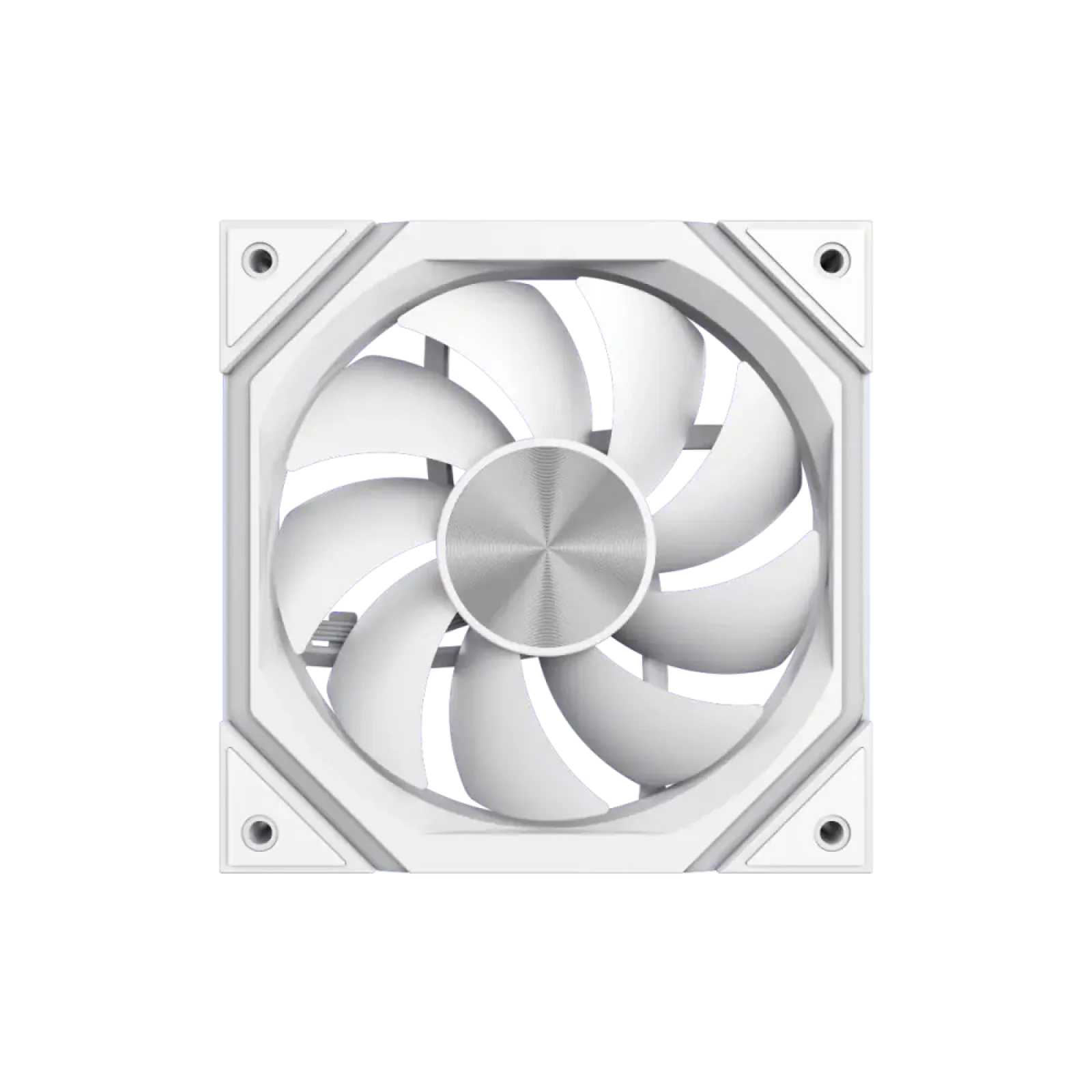 Кулер для корпуса GAMEMAX 120 мм, 4pin(M/F)/3pin(M/F), ARGB, PWM, білий FN12A-N2-W UA