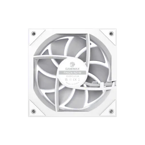 Кулер для корпуса GAMEMAX 120 мм, 4pin(M/F)/3pin(M/F), ARGB, PWM, білий FN12A-N2-W UA