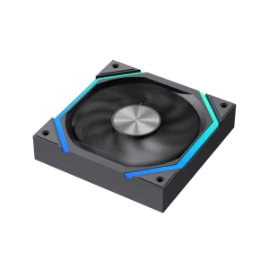 Кулер для корпусу GAMEMAX 120 мм, 4pin(M/F)/3pin(M/F), ARGB, PWM, чорний, реверсивний FN12A-N2-R UA