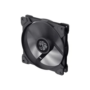 Кулер для корпусу GAMEMAX 140мм 4pin(M/F) PWM Power, 3pin Aura(M/F) GMX-14WFBK-PWM UA