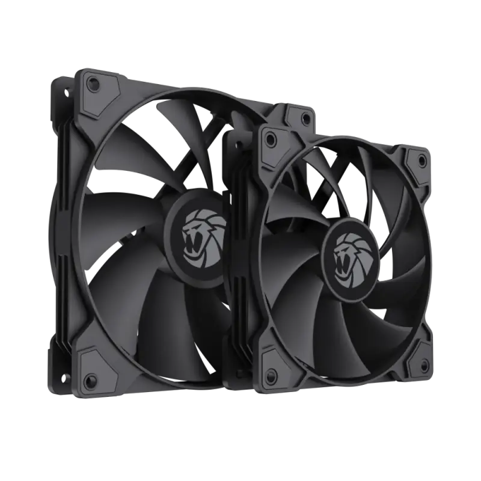 Кулер для корпусу GAMEMAX 140мм 4pin(M/F) PWM Power, 3pin Aura(M/F) GMX-14WFBK-PWM UA